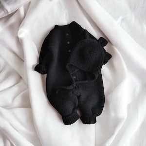 Set pagliaccetto e stivali per neonato Tuta lavorata a maglia per neonato Abbigliamento invernale per neonato Set neonato Set regalo per la nuova mamma Completo da portare a casa