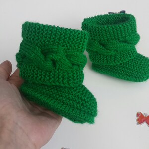 Knitted Baby Booties, Baby Shoes Newborn Socks, Baby Shower,Gift for Baby.Pregnancy Announcement.Ready to ship.Baby Gender Reveal