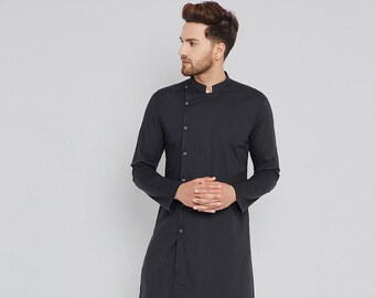 Mens Casual Kurta Etsy