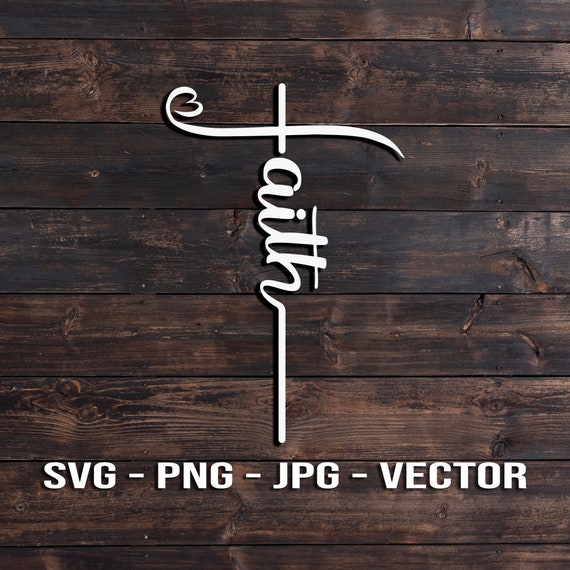 Download Free Faith Cross Religious Christ Svg Template Svg Png Vector Etsy SVG Cut Files