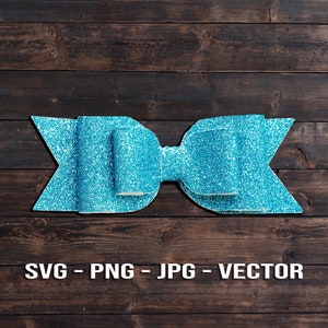 Cute Baby Squared Bow SVG - Classic Hair Bow Template Vektor - png/Dxf/Jpeg Dateien für Cricut, Brother, Silhouette, Cameo, DIY Crafts