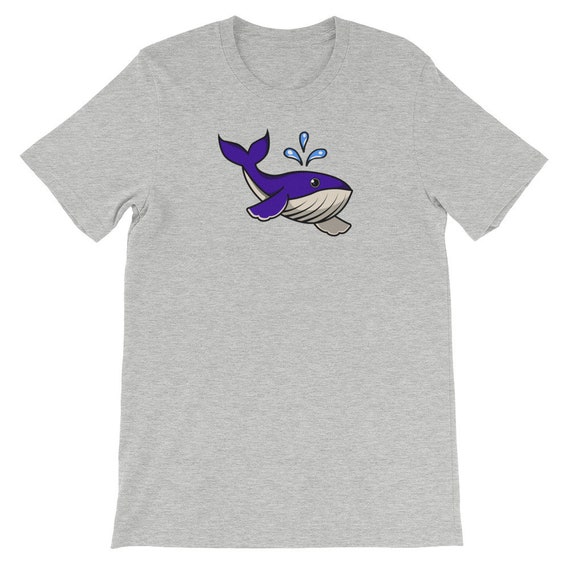 Rorqual bleu de de de bande dessinée Illustration Noël cadeau manches courtes T-Shirt unisexe cb9f0d Rorqual bleu de de de bande dessinée Illustration Noël cadeau manches courtes T-Shirt unisexe cb9f0d