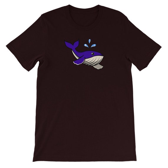Rorqual bleu de de de bande dessinée Illustration Noël cadeau manches courtes T-Shirt unisexe cb9f0d Rorqual bleu de de de bande dessinée Illustration Noël cadeau manches courtes T-Shirt unisexe cb9f0d