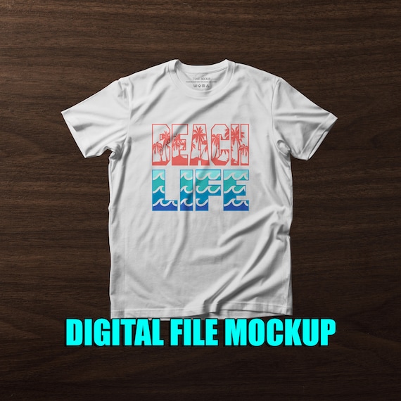 Maglietta Beach Life Stampa serigrafica File di download digitale