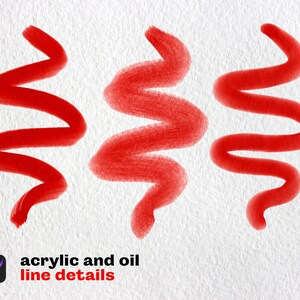 Oil and Acrylic Procreate Brush Set: Painting & Blending (Digital Download) zdjęcie 4