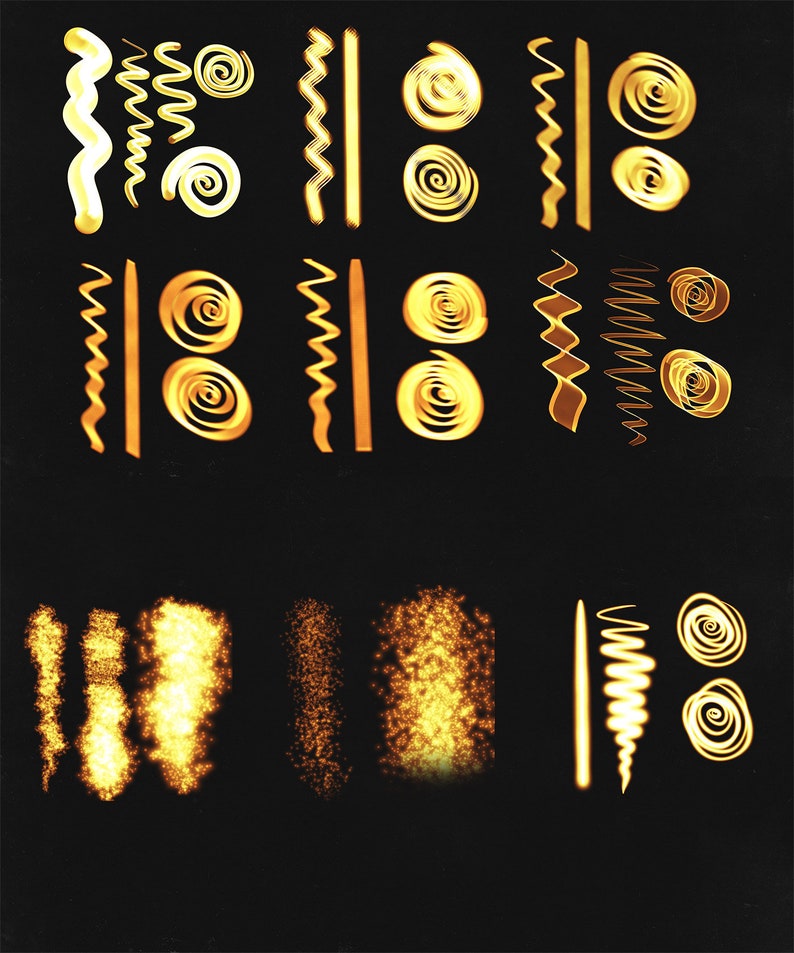 80 Light Procreate Brushes Procreate Neon Brushes Procreate Etsy