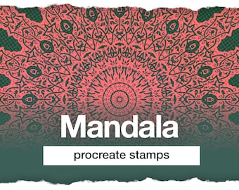 66 Mandala Procreate Stamps: Brush Set (Digital Download)