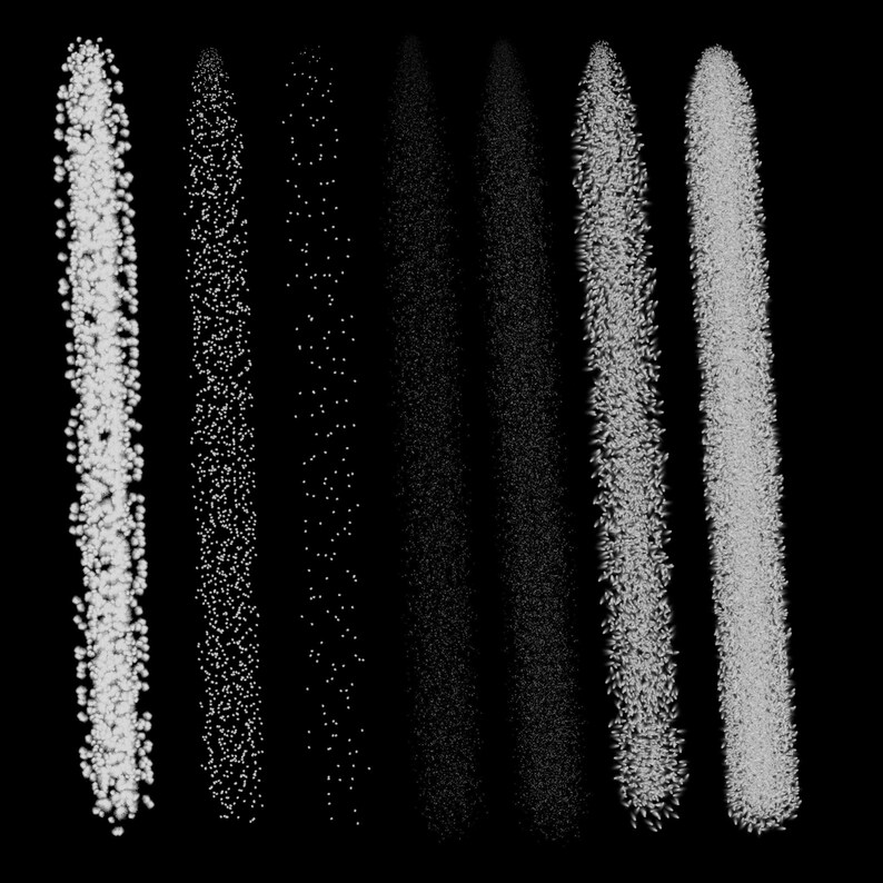 60 Stipple Shading procreate brushes Tattoo brush Dotting Dots Etsy