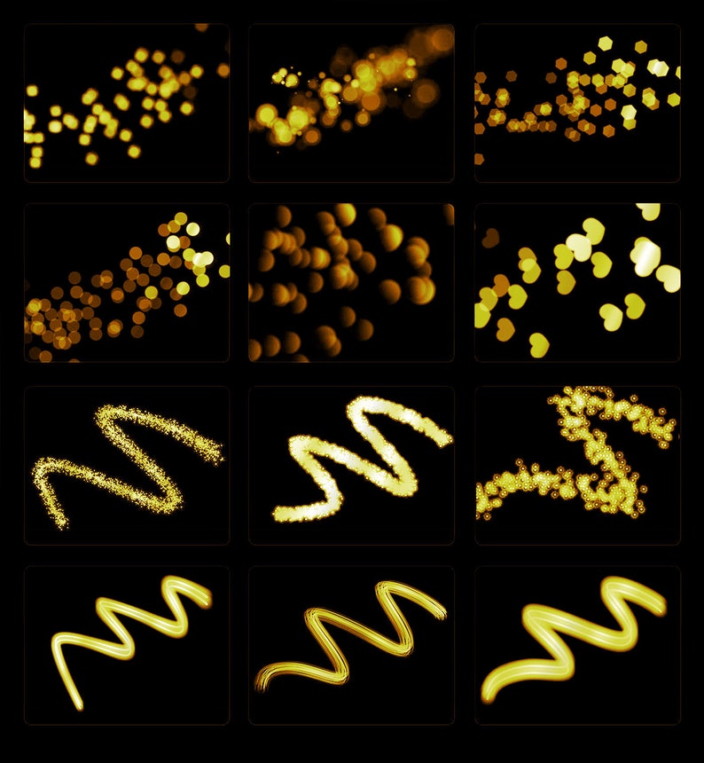 80 Light Procreate Brushes Procreate Neon Brushes Procreate Etsy