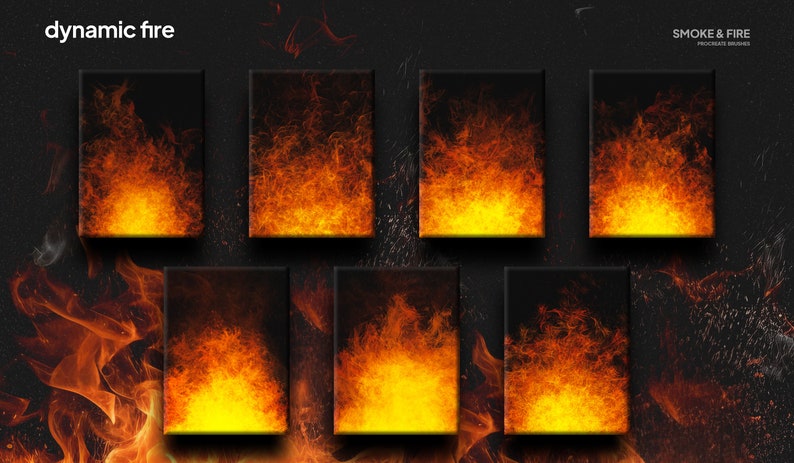 90 procreate smoke and fire brushes dynamic and stamps image 5