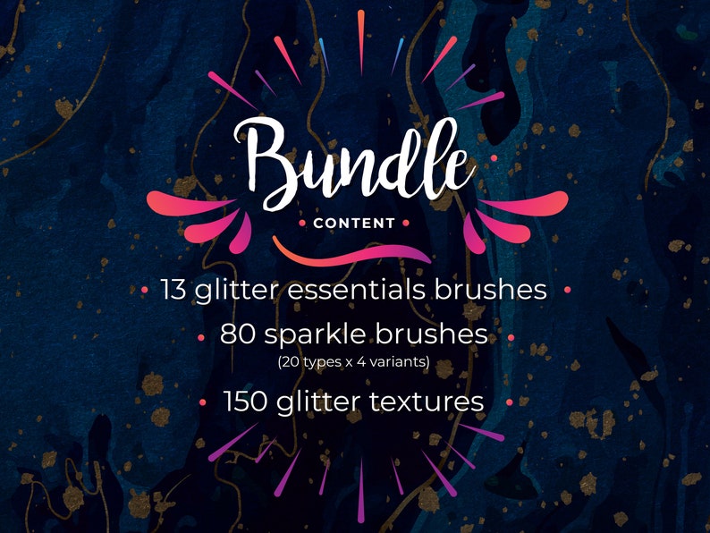 93 Glitter Procreate Brushes Bundle - Etsy
