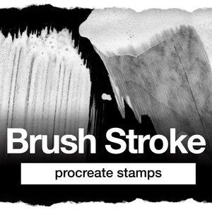 140 Brush Stroke Procreate Stamps