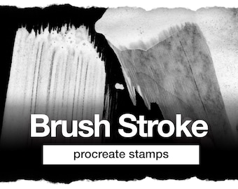 140 Brush Stroke Procreate Stamps