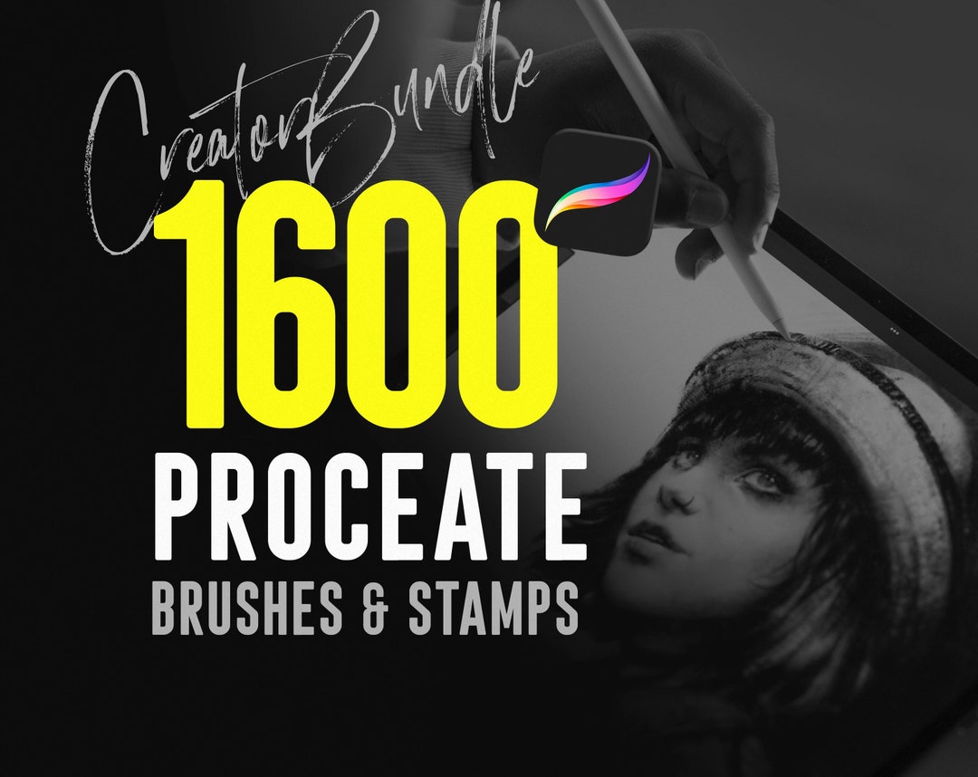 1600 Procreate Brushes & Procreate Stamps - Etsy