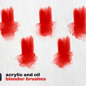 Oil and Acrylic Procreate Brush Set: Painting & Blending (Digital Download) zdjęcie 7