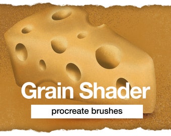 20 Grain Shaders Procreate Brushes, Procreate textures