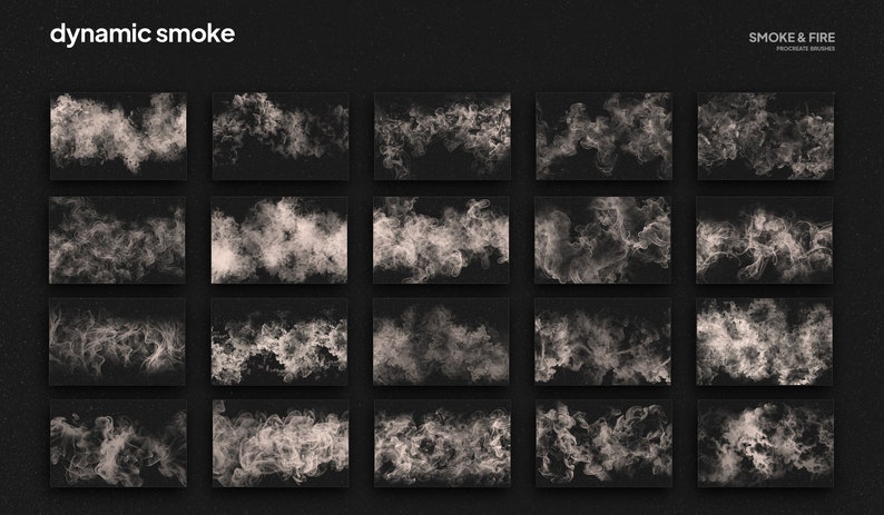90 procreate smoke and fire brushes dynamic and stamps image 4