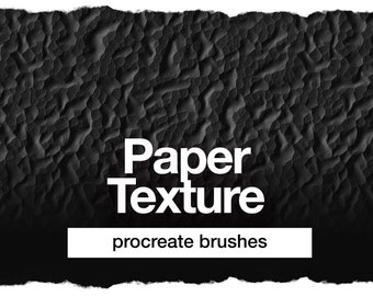 Paper Texture Procreate Brushes: Light & Dark Watercolor (Digital Download)