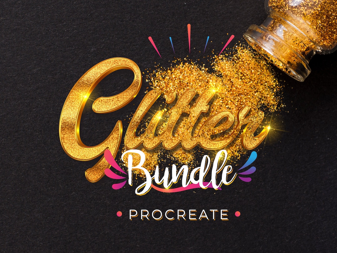 93 Glitter Procreate Brushes Bundle - Etsy