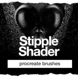 60 Stipple Shading Procreate Brushes, procreate stipple brushes, procreate tattoo
