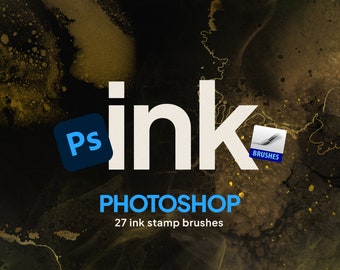 photoshop ink brushes, photoshop Alcohol Ink, photoshop stamp, photoshop ink stamps brushes, .abr file, splatter photoshop, splash