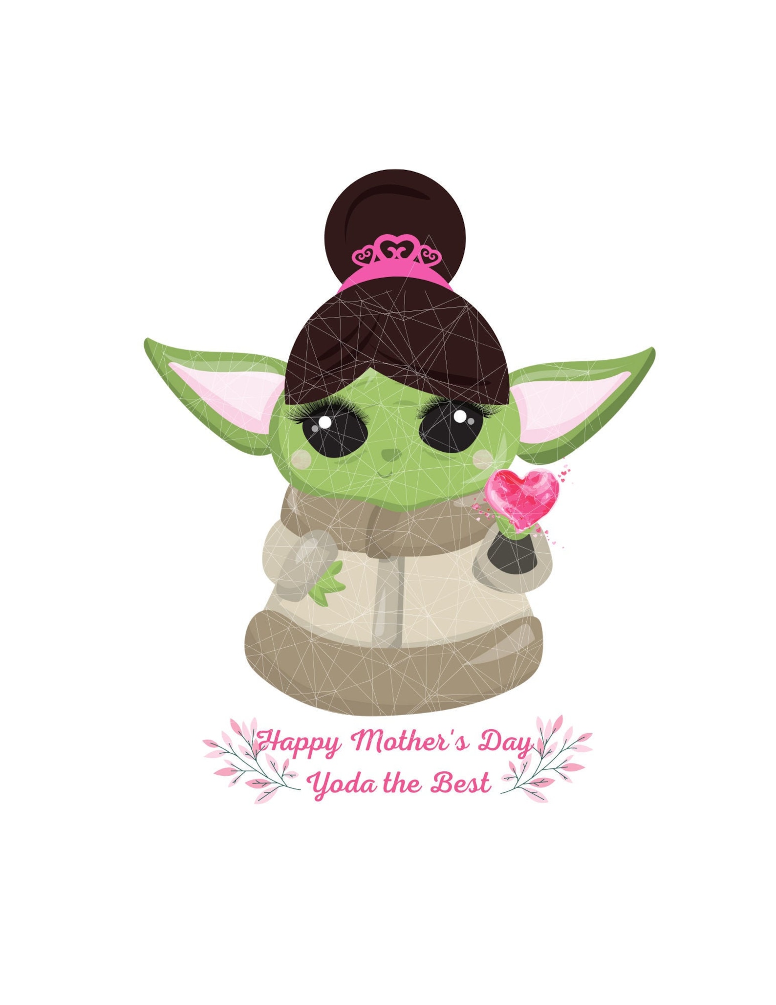 Baby Yoda Girl Mother's Day Etsy