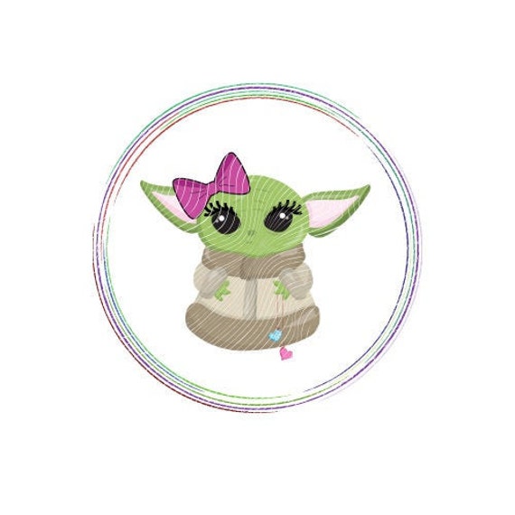 Baby Girl Yoda Png Transparent Background Starwars Etsy