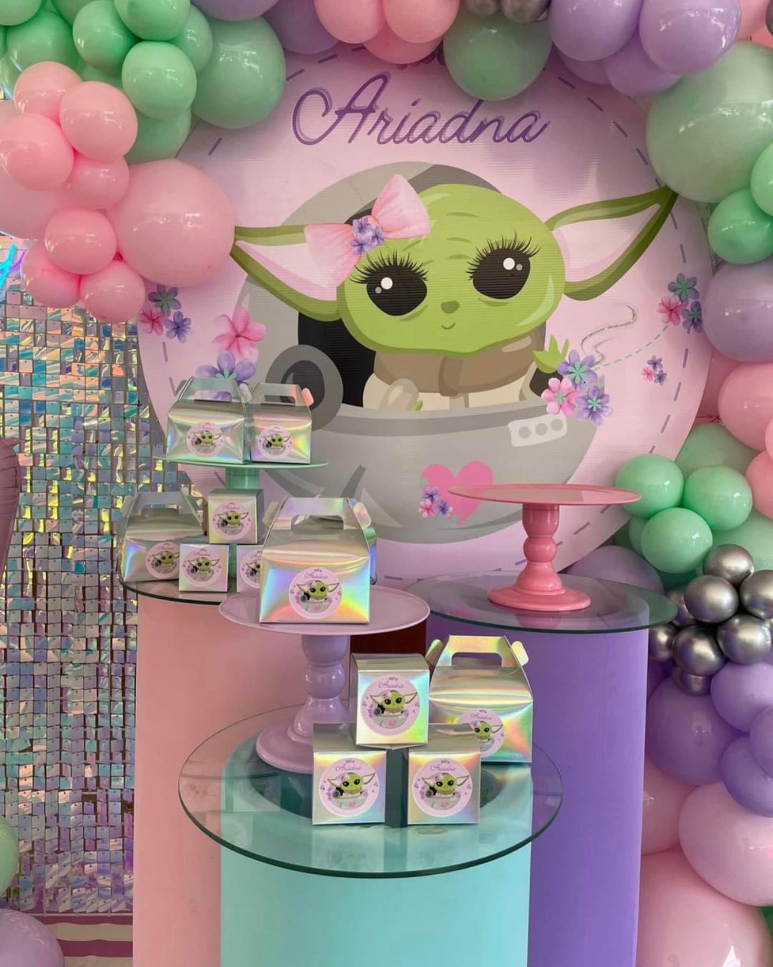 Baby Girl Yoda PNG Baby Shower Baby Yoda Birthday Girl Etsy
