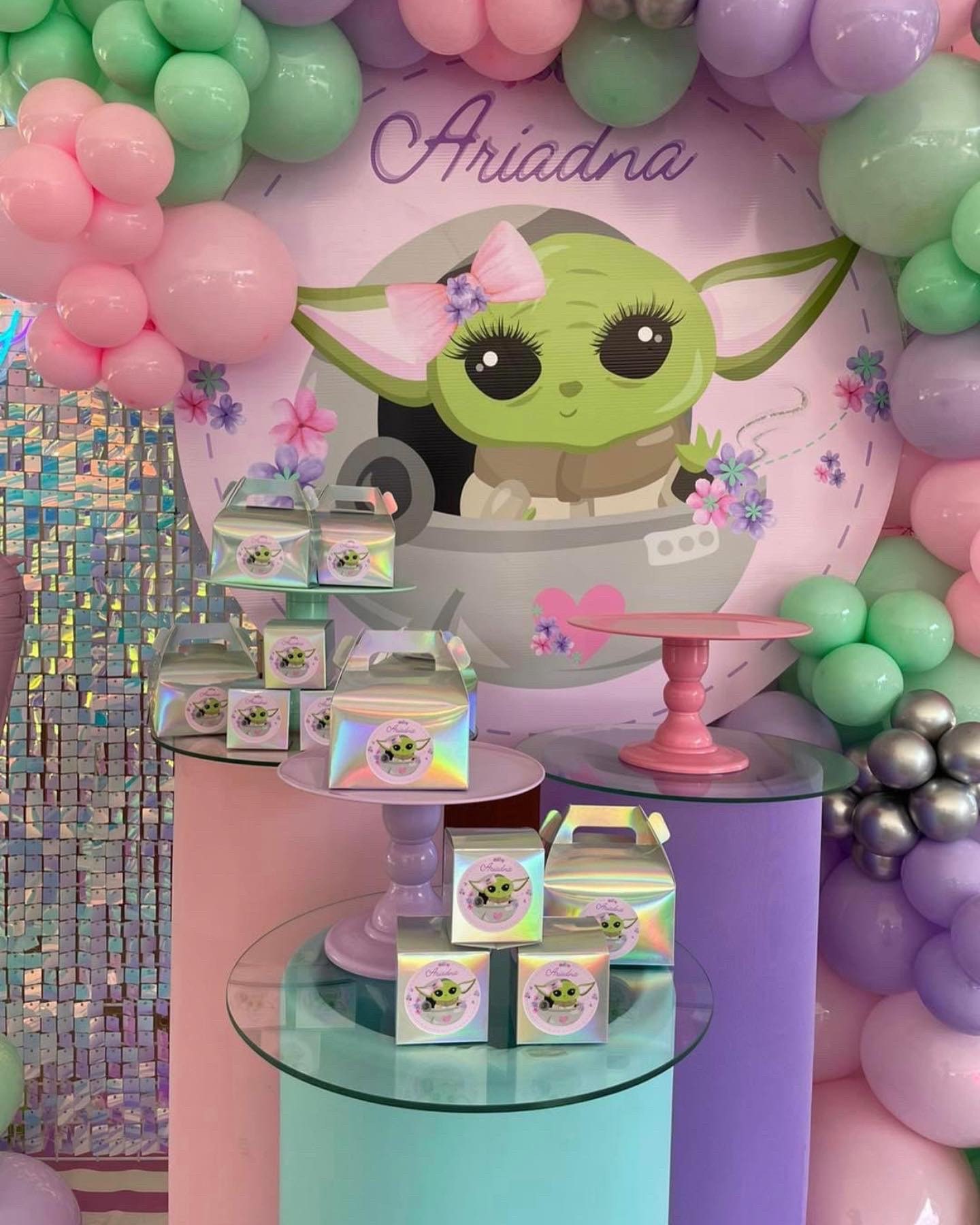 Baby Yoda Girl Royal Purple Baby Yoda Birthday Girl Grogu Etsy