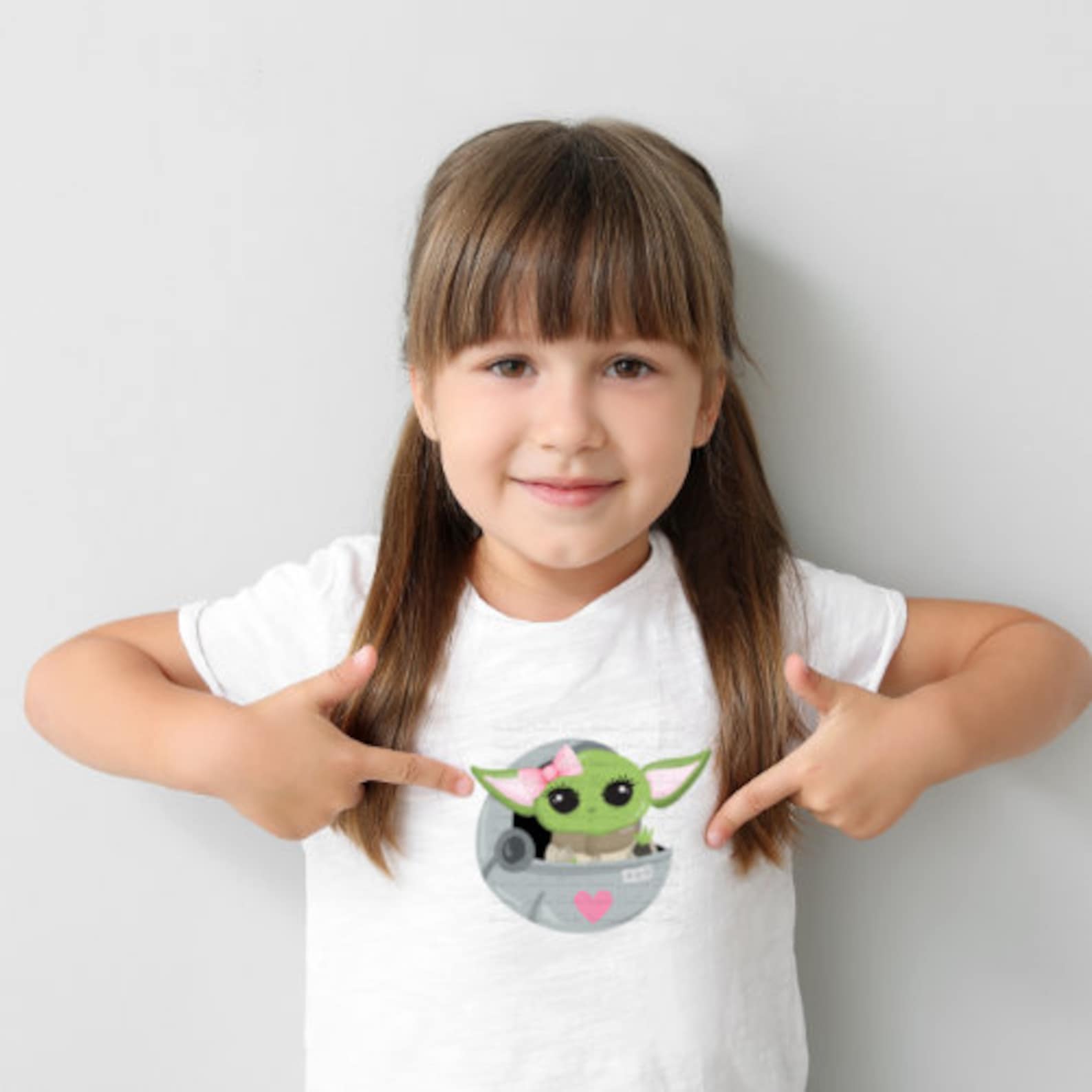 Baby Girl Yoda PNG Baby Shower Baby Yoda Birthday Girl Etsy