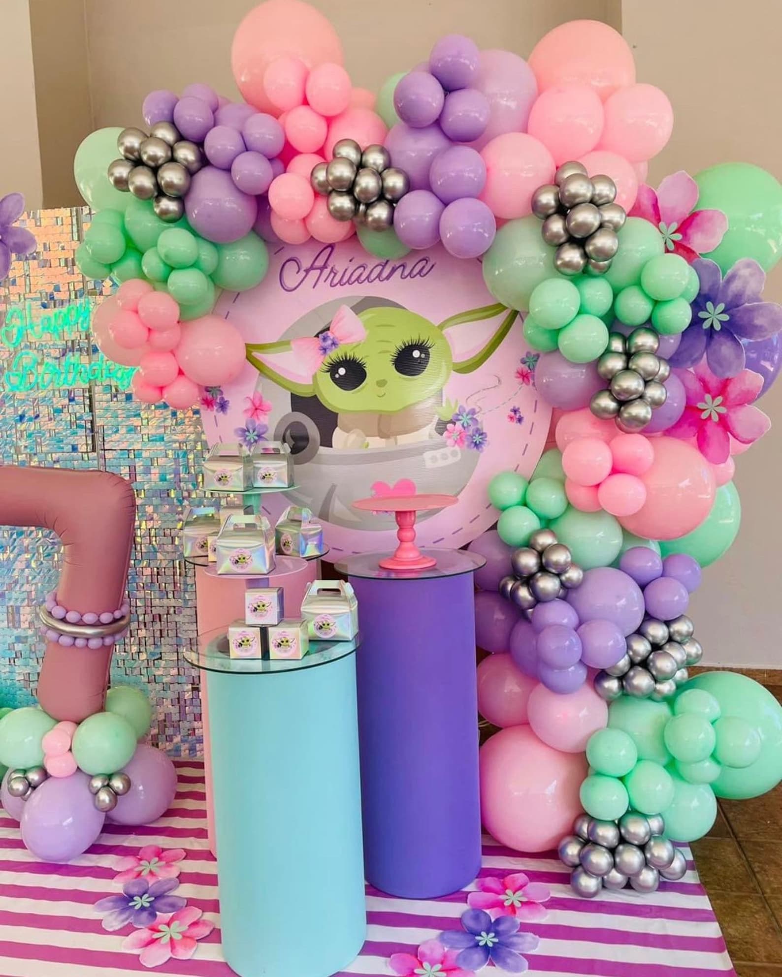 Baby Girl Yoda PNG Baby Shower Baby Yoda Birthday Girl Etsy