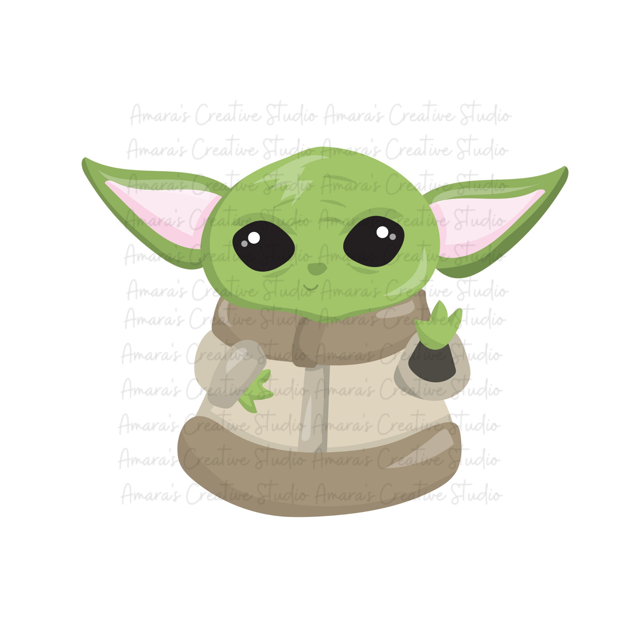 Baby Yoda Gender Reveal PNG, Boy and Girl Clipart (digital Download)