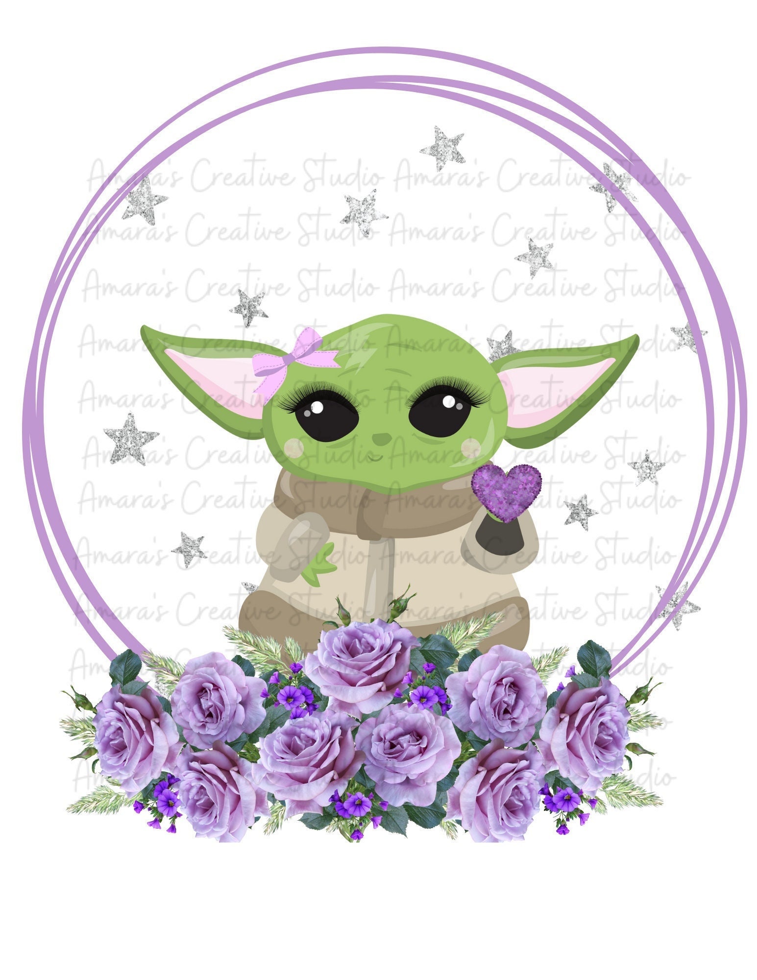 20 Oz Tumbler Baby Yoda Girl, Shine Bright Yoda, Sublimation Stained Glass  Straight Skinny Tumblers Wrap PNG (Download Now) 