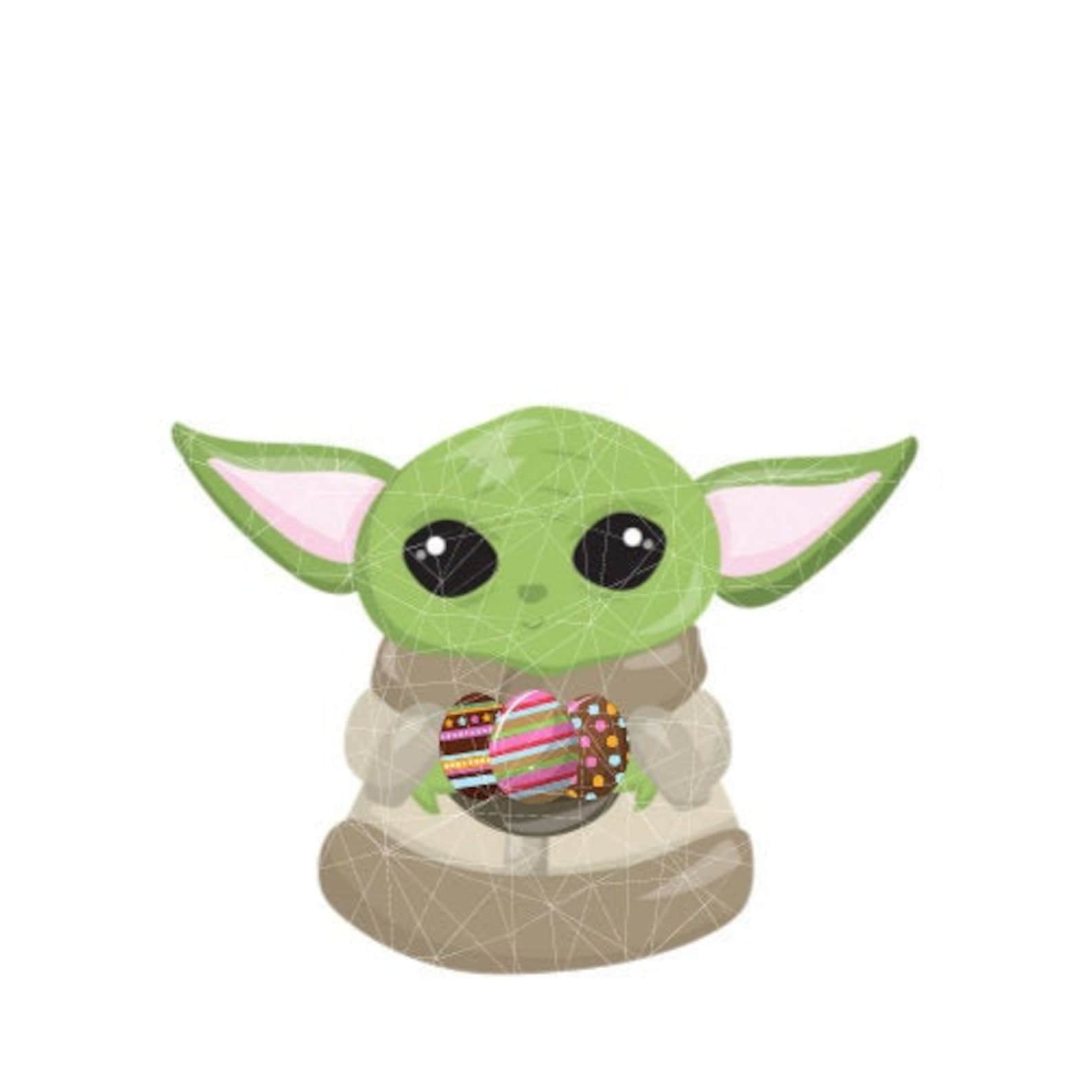 Baby Yoda Easter Baby Yoda Easter Eggs Baby Yoda Baby Boy Etsy