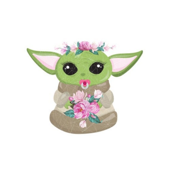 Baby Girl Yodainstant Download Baby Yoda Baby Yoda With Etsy Canada