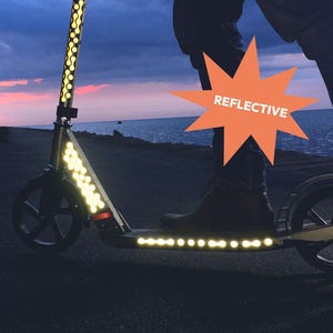Reflective Stickers for Bike, Scooter & Helmet Safety  | Adult bike stickers | Chain Drip | MOVOLUX