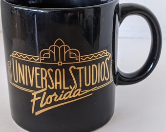 Universal Studios Theme Park Orlando Florida Collectible Vintage Travel Souvenir Mug Coffee Cup 1980s