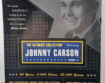 Special Edition DVD 3-Disc Box Set, The Ultimate Johnny Carson Collection, His Favorite Moments From The Tonight Show Vols. 1-3