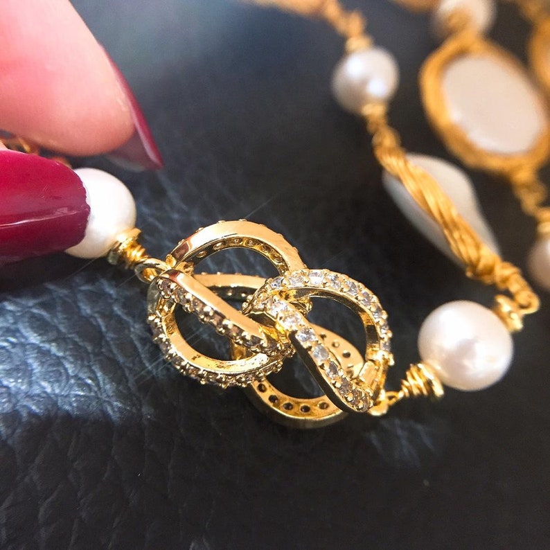 New Style 14K Hand-knitting AAA 13-14MM Natural Freshwater Button Baroque Pearl Long Necklace Sweater Chain Fashion Jewellery