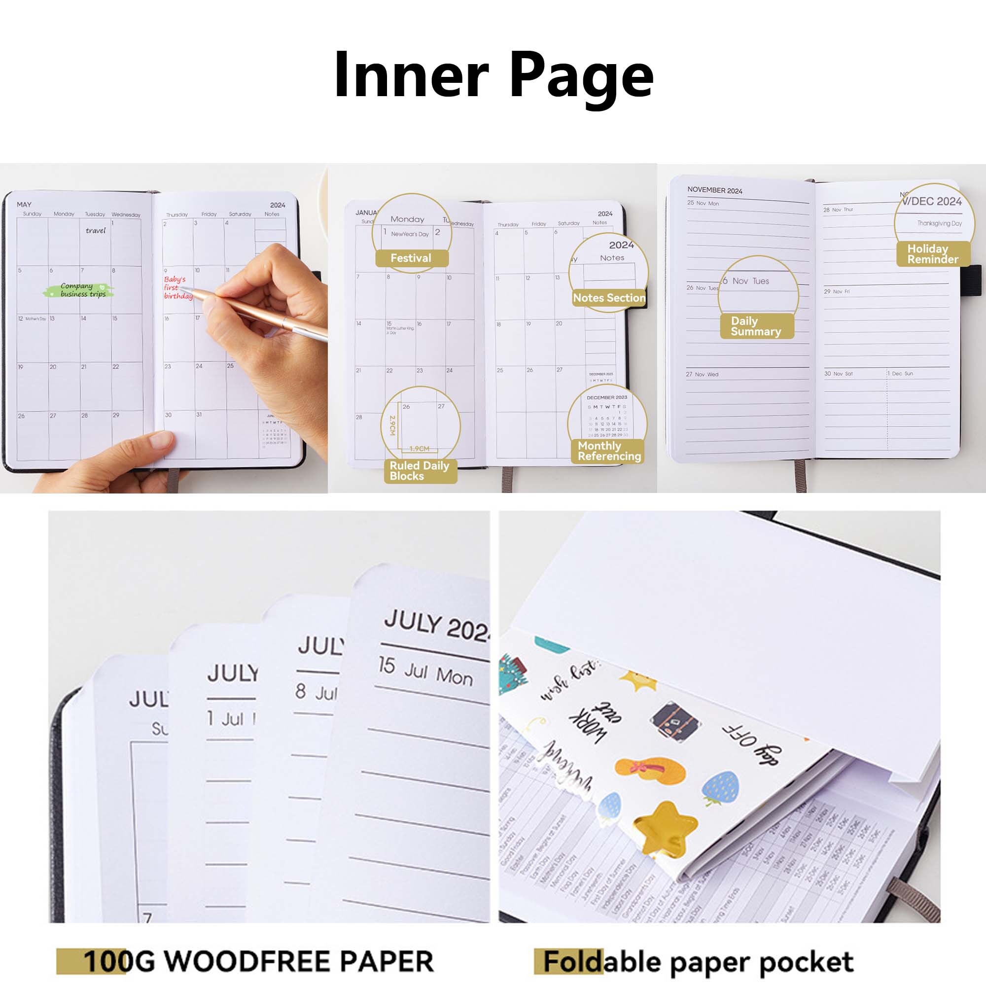 2024 Plannerplanner 20242025 Jan. 2024 Jun. 2025 Etsy