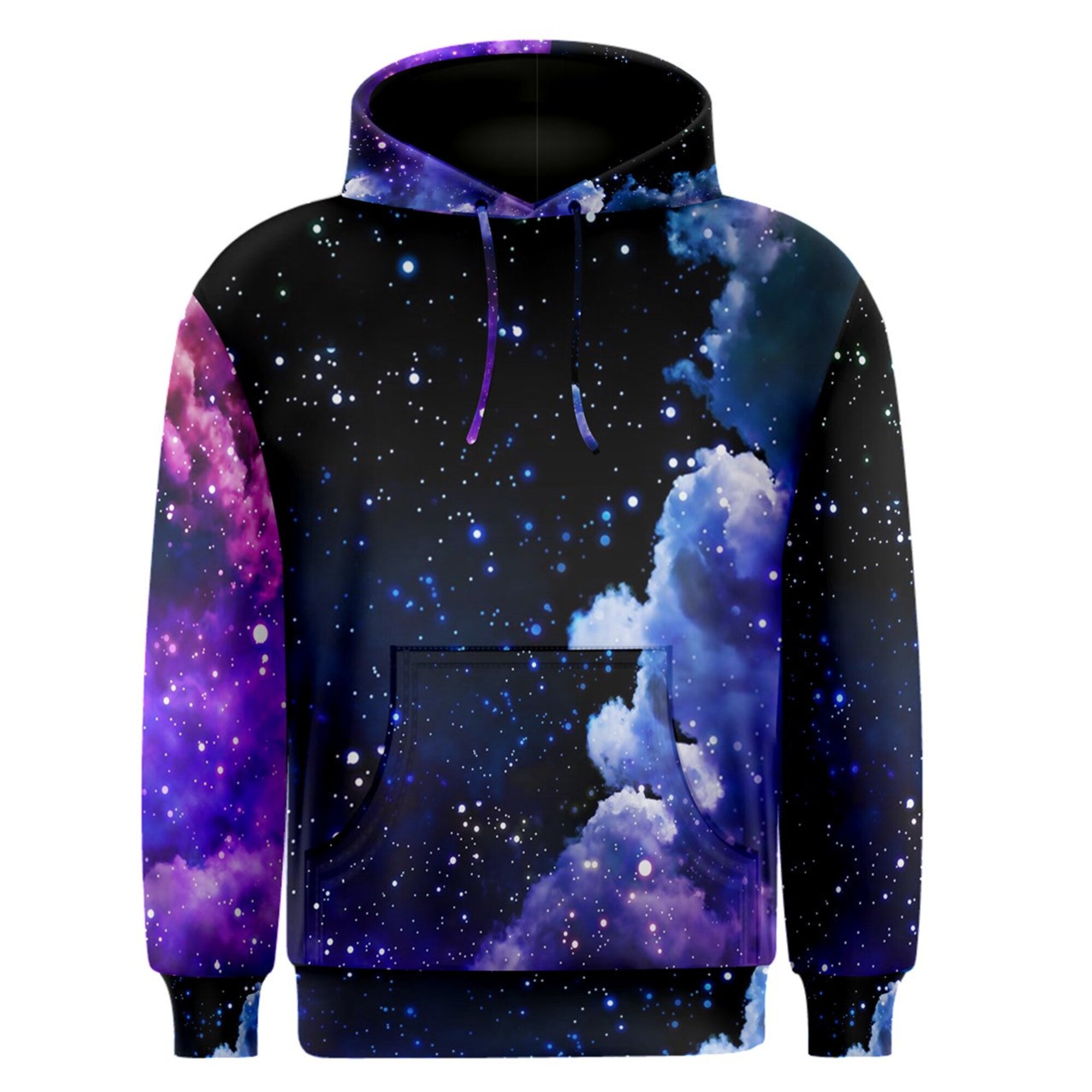 Outer Space Collision of galaxies 3D Hoodie