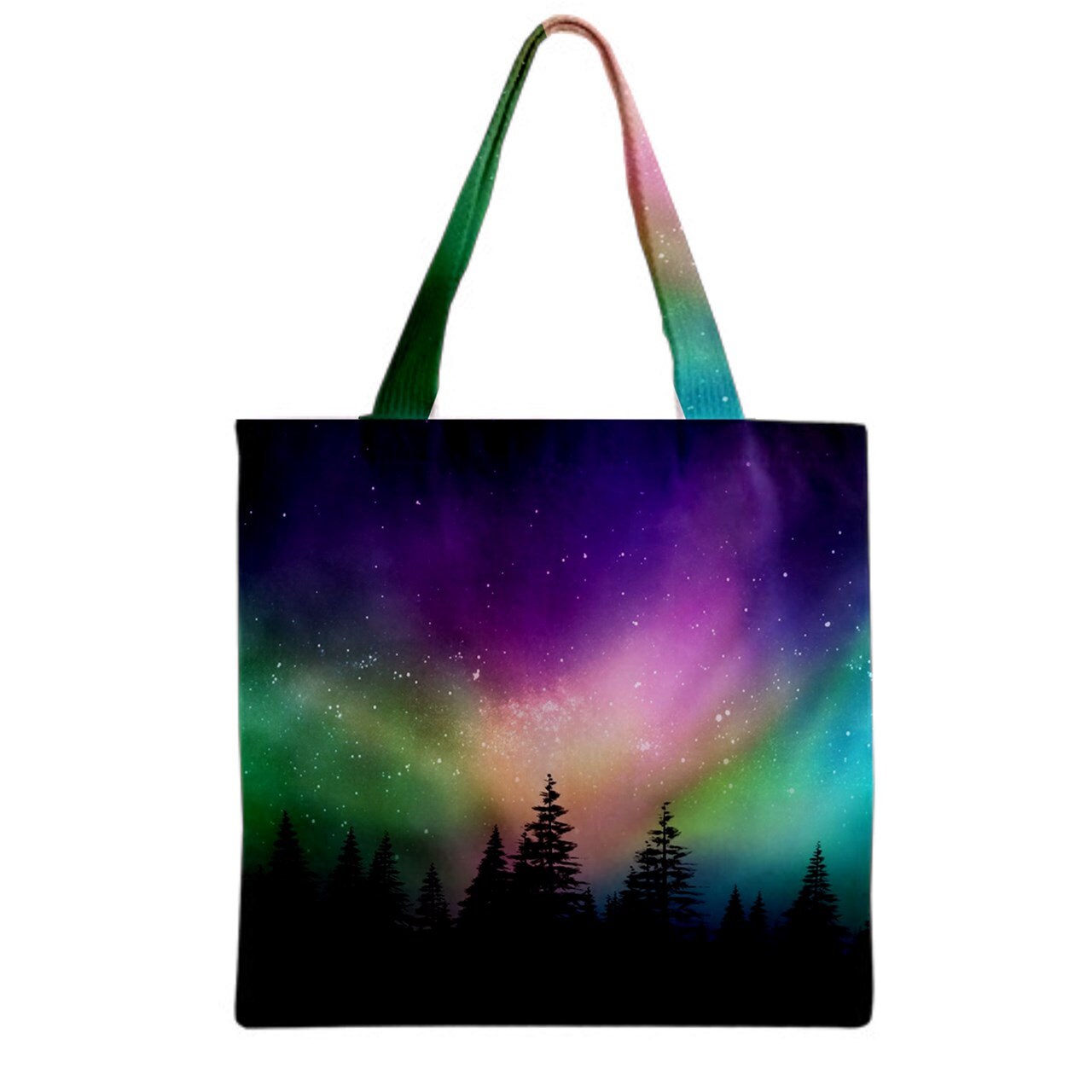 Aurora Borealis Multicolored Northern Lights Tote Bag - Etsy