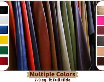 AA Grade Sheep Leather Hide 7-9 FT, Silky Pores No Cut No Hole