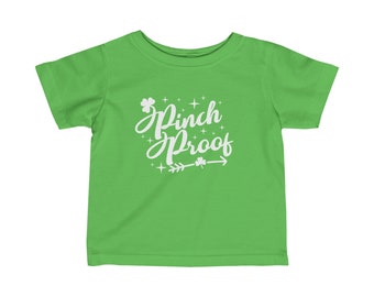 T-shirt en jersey fin pour bébé, résistant aux pincements, pour la Saint-Patrick