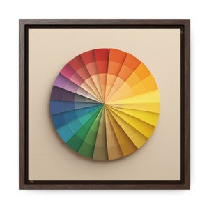Color Theory Printable Wheel Home Decor Wall Art Digital Download