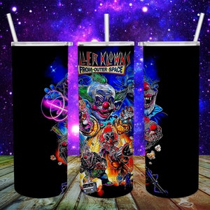 Killer Klowns From Outer Space Sublimation 20oz Tumbler Design