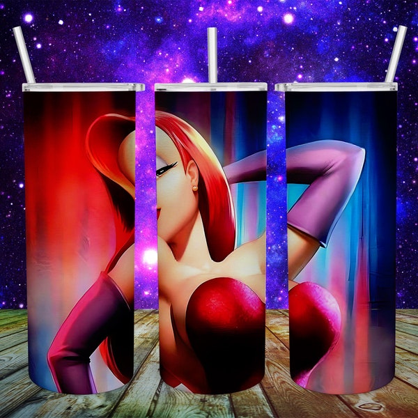 Jessica Rabbit 20oz Tumbler Design