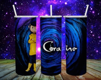 Coraline 20oz Tumbler Design