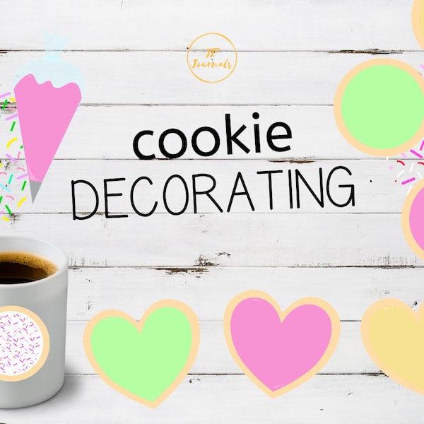 Sugar Cookies Clip Art  PNG Files - Instant Download - Cookie Decorating Set