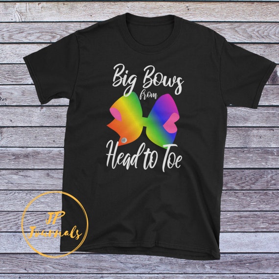 Big Bows From Head To Toe T Shirt For Women Cute Big Bright Rainbow Hair Bow T Shirt Gift Matching Girl S Available By Jp Journals Catch My Party